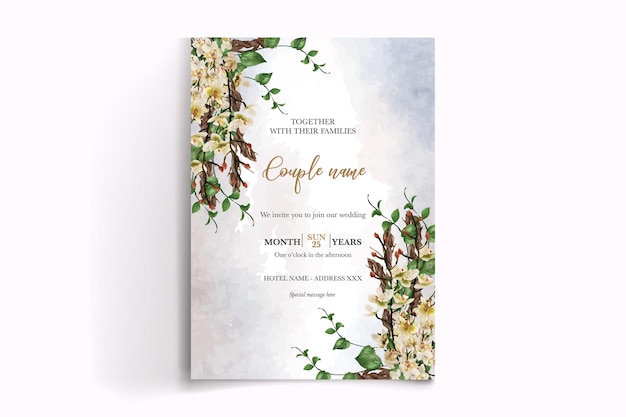 Shower bridal wedding invitation templates