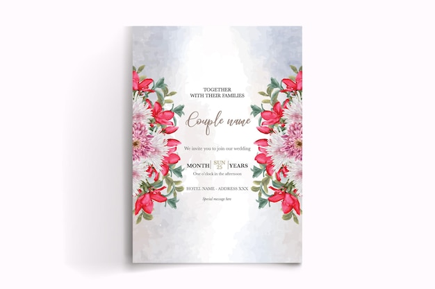 Shower bridal wedding invitation templates