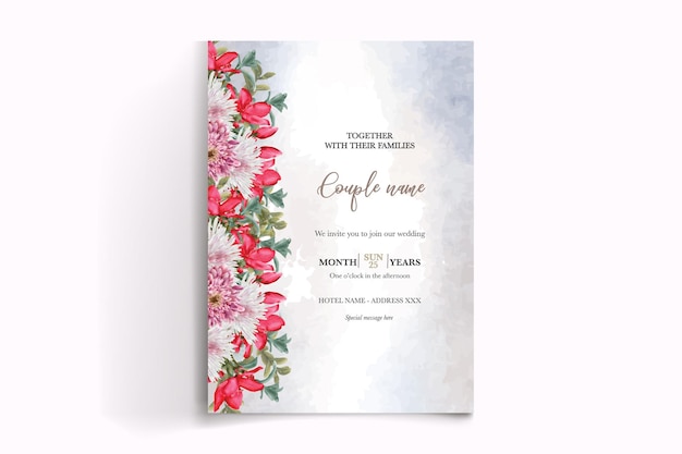 Shower bridal wedding invitation templates