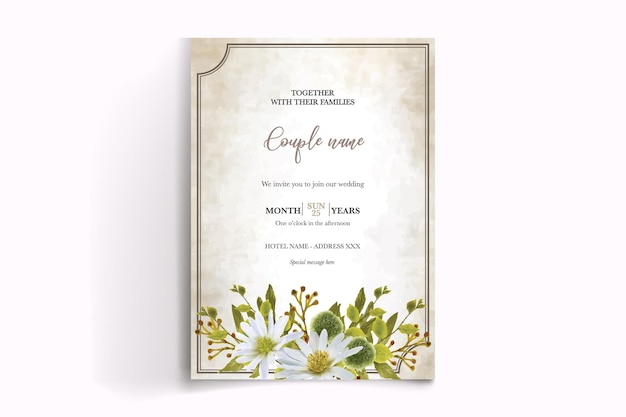 Shower bridal wedding invitation templates