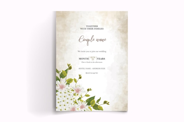 Shower bridal wedding invitation templates