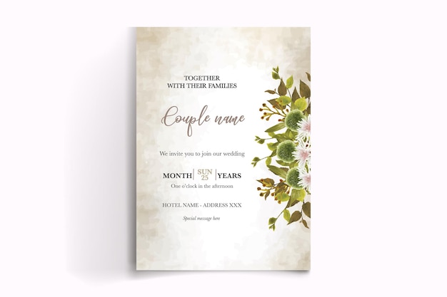 Shower bridal wedding invitation templates