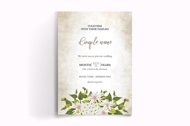 Shower bridal wedding invitation templates