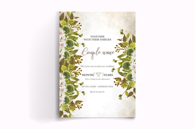 Shower bridal wedding invitation templates