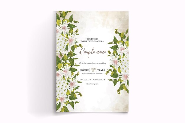 Shower bridal wedding invitation templates