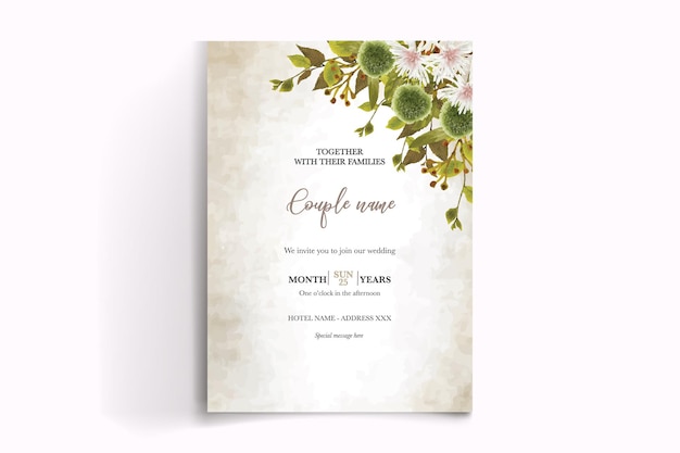 Shower bridal wedding invitation templates