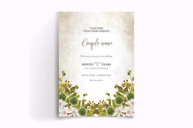 Shower bridal wedding invitation templates