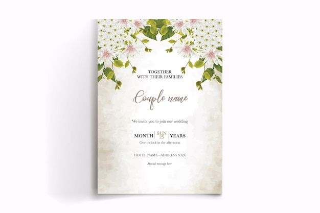 Shower bridal wedding invitation templates