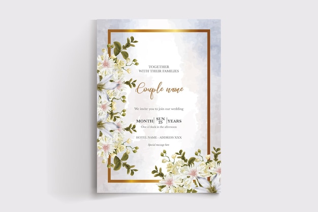 Shower bridal wedding invitation templates