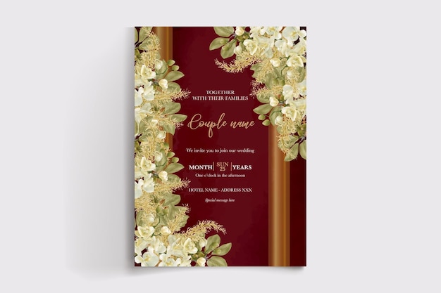 Shower bridal wedding invitation templates