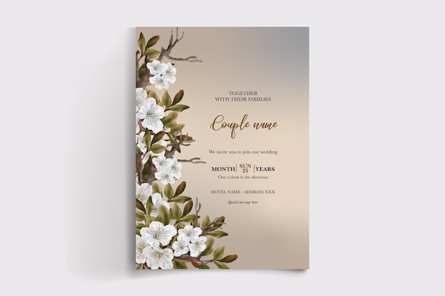 Shower bridal wedding invitation templates