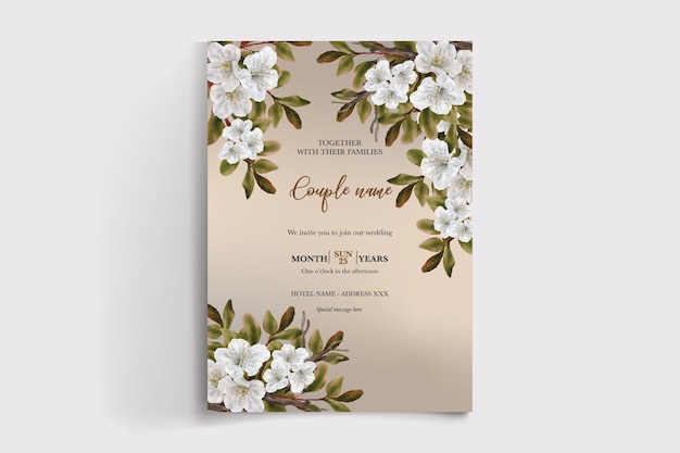 Shower bridal wedding invitation templates