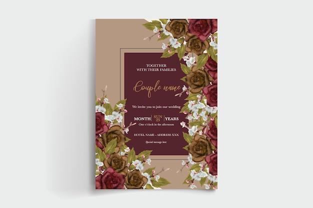 Shower bridal wedding invitation templates