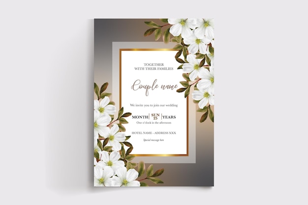 Shower bridal wedding invitation templates