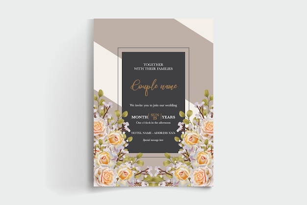 Shower bridal wedding invitation templates