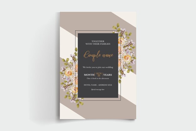 Shower bridal wedding invitation templates