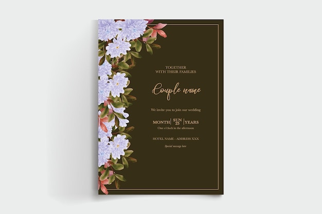 Shower bridal wedding invitation templates