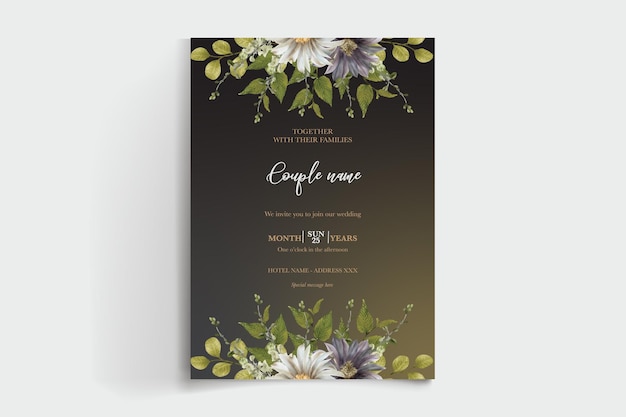 Shower bridal wedding invitation templates