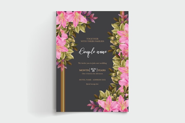 Shower bridal wedding invitation templates