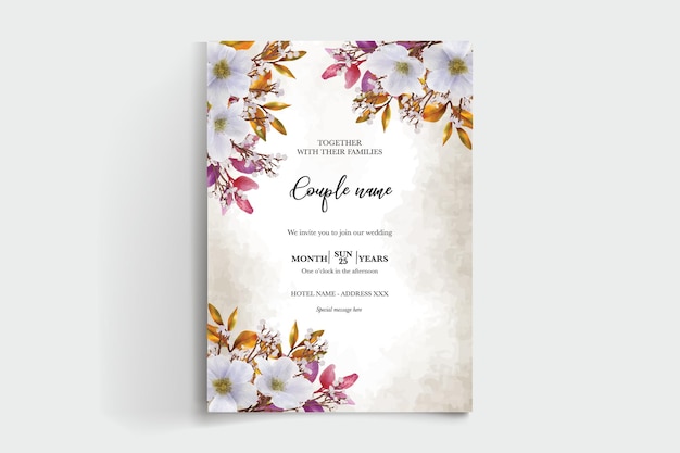 Shower bridal wedding invitation templates