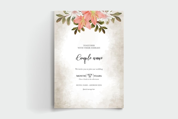 Shower bridal wedding invitation templates