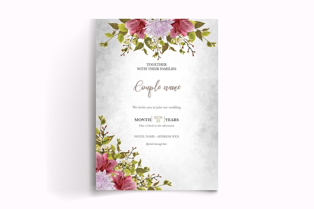 Shower bridal wedding invitation templates