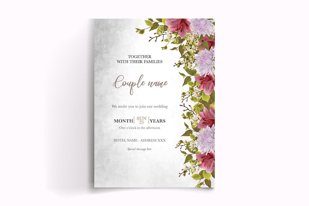 Shower bridal wedding invitation templates