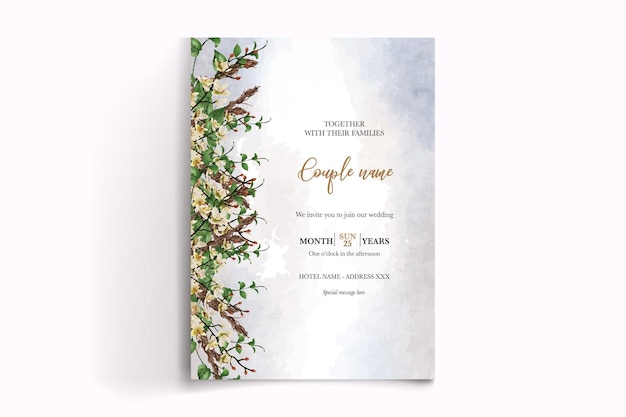 Shower bridal wedding invitation templates