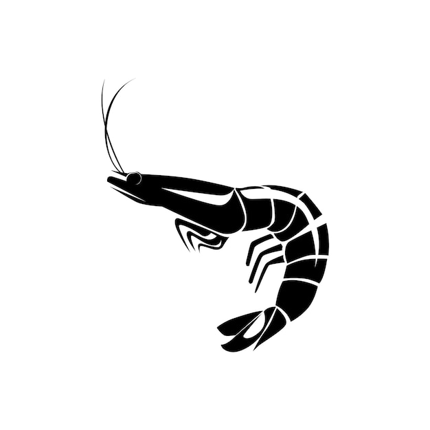 Shrimp Logo Template Design Vector