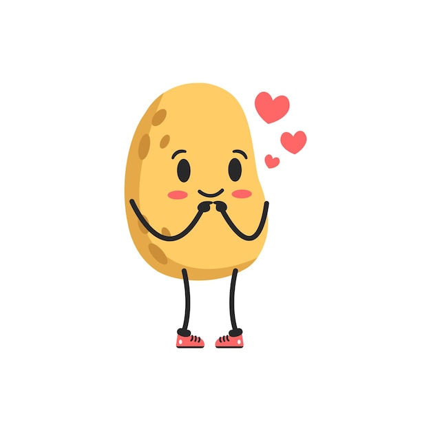 Shy Potato Sticker