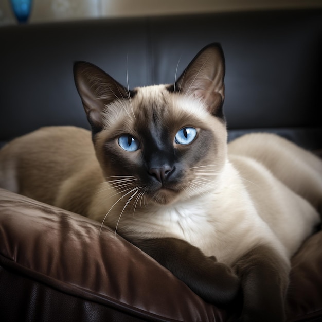 Siamese kitten cat