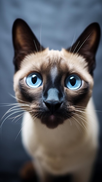 Siamese kitten cat