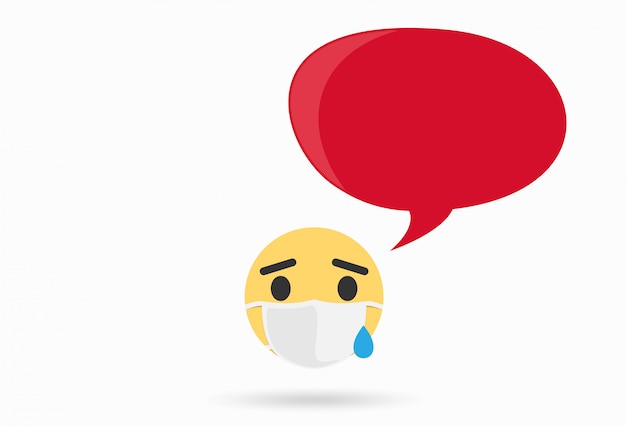 Sick Emoji with medical mask