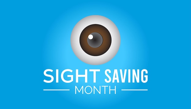 Sight Saving month is observed every year on August