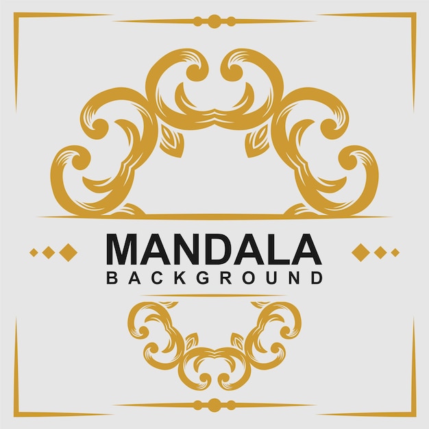 A sign for a manda background that says " manda ".