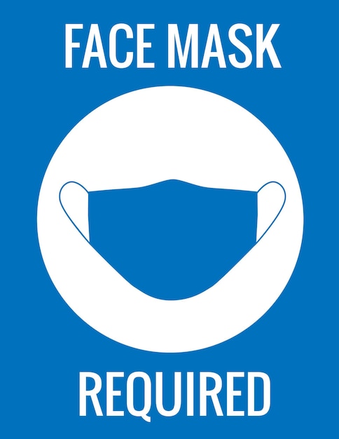 Signage Face Mask Required