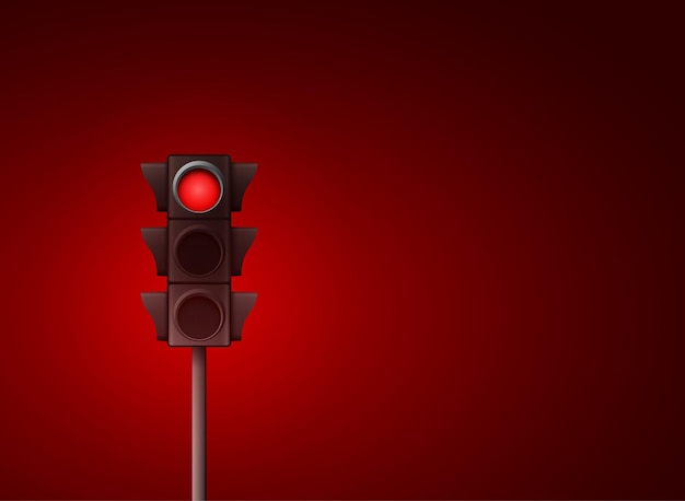 Signal stoplight road warning lamp