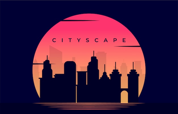 Silhouatte Cityscape