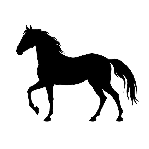 Silhouette of a horse