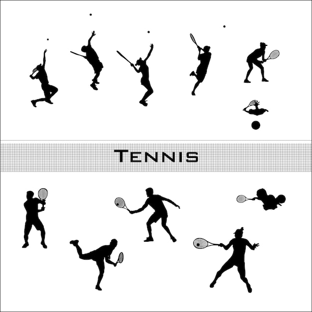 Silhouette of Tennis