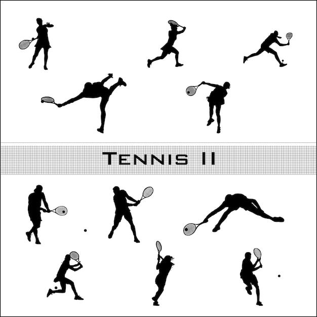 Silhouette of Tennis