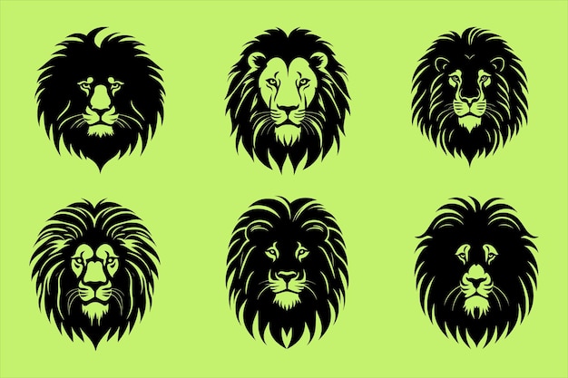 Silhouette Vector design of a Lion Icon