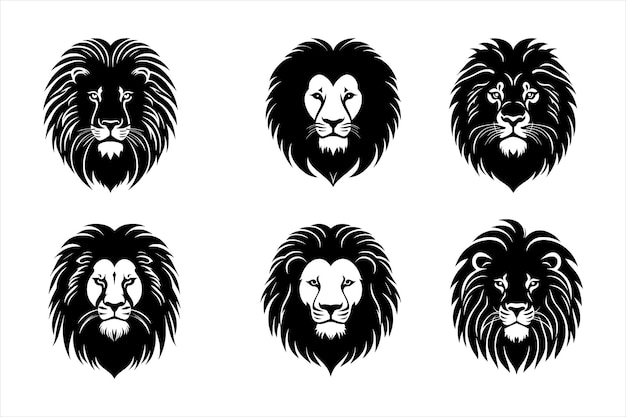 Silhouette Vector design of a Lion Icon