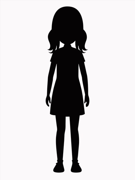 a silhouette of a woman in a dress that says quot the silhouette quot