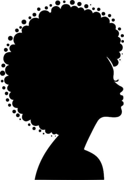 Vector a silhouette of a woman with the words quot contour quot on it