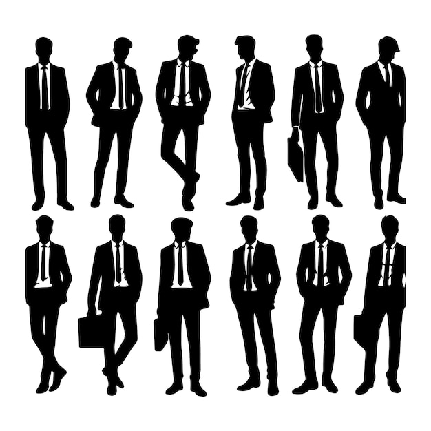 Silhouettes of Corporate Leaders