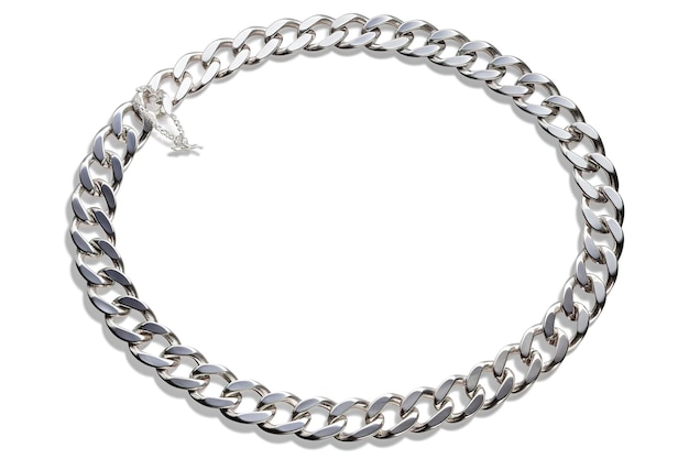 Vector a silver bracelet with a diamond on it is shown