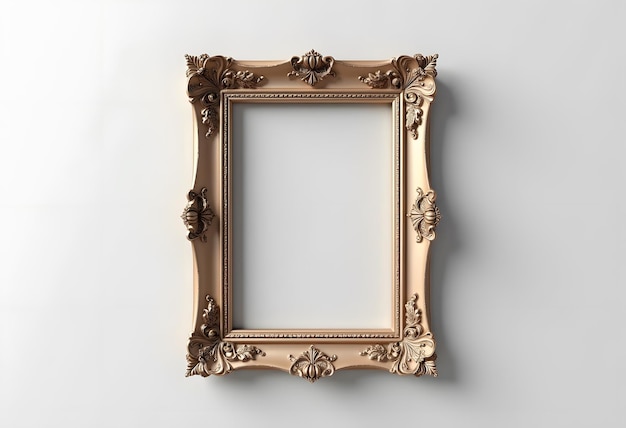 Silver frame for paintings mirrors or photo