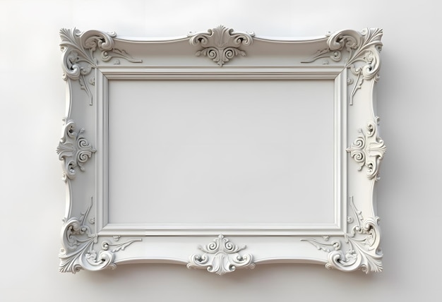 Silver frame for paintings mirrors or photo