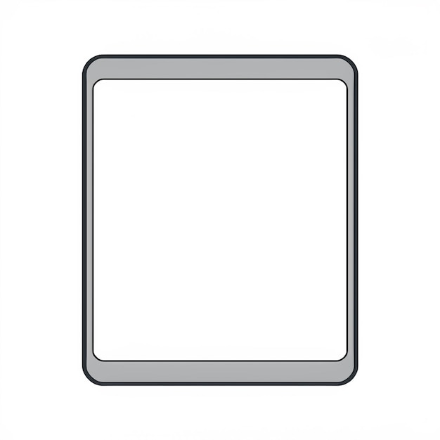 Vector a silver square with a square on the front and the word quot e quot on the bottom